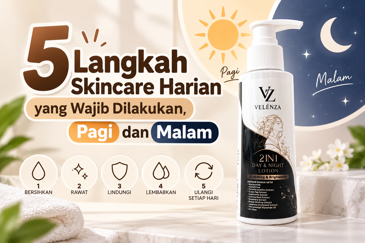 5 Langkah Skincare Harian yang Wajib Dilakukan, Pagi dan Malam