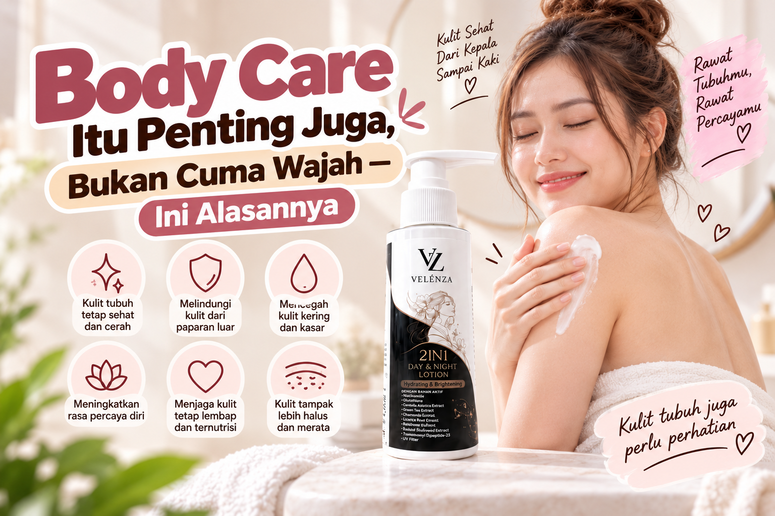 Kenapa Body Care Sama Pentingnya dengan Skincare Wajah?
