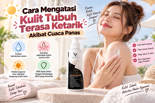 Cara Mengatasi Kulit Tubuh Terasa Ketarik Akibat Cuaca Panas