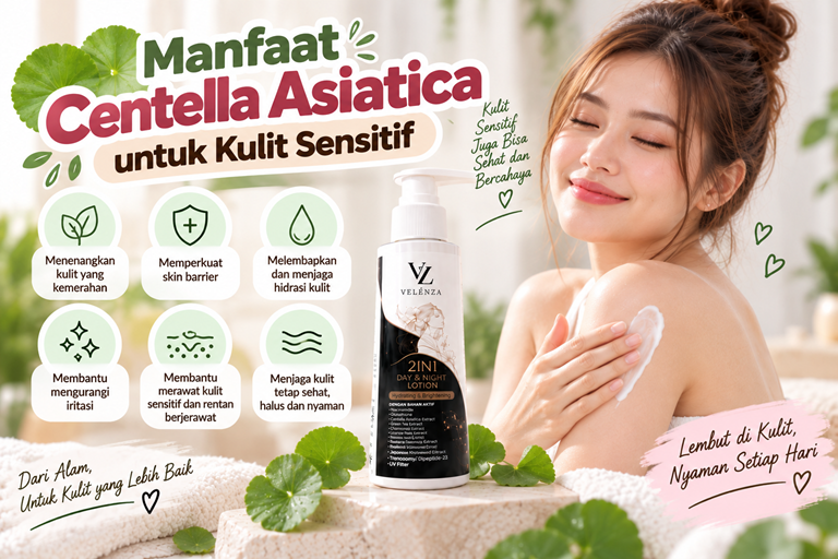 Manfaat Centella Asiatica untuk Kulit Sensitif