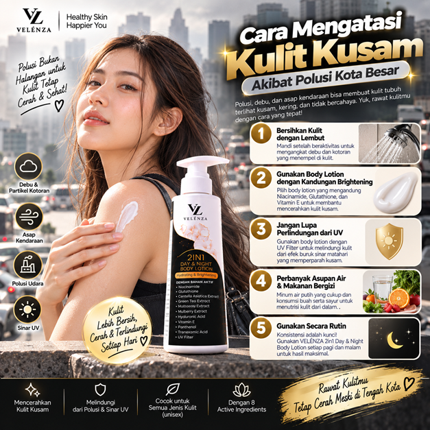 Cara Mengatasi Kulit Kusam Akibat Polusi Kota Besar